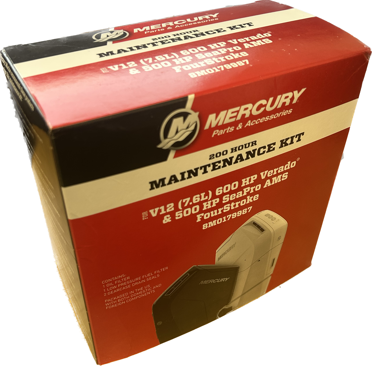 V12 Mercury 600HP Verado & 500HP SeaPro fourstroke service kit