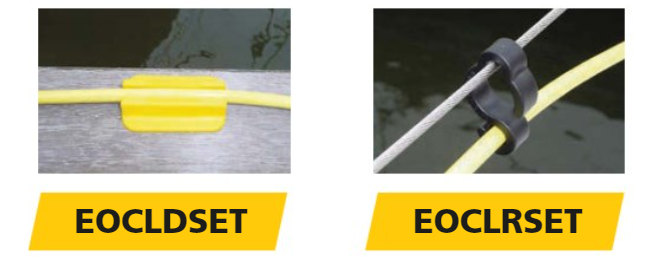 Infästningsclips för landströmskabel