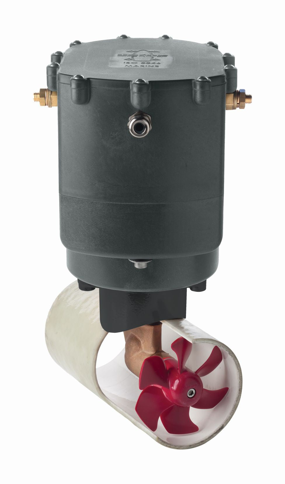 Bogpropeller med utökad driftstid, 95 kgf, 12 V, tunneldiameter 185 mm