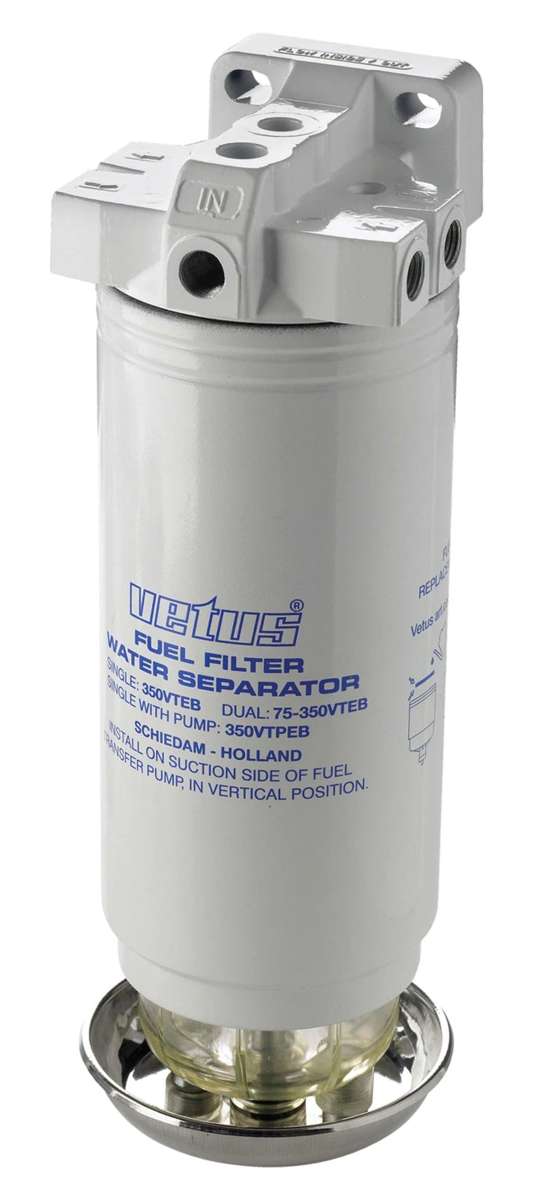 Spin-on-filter för dieselbränsle
