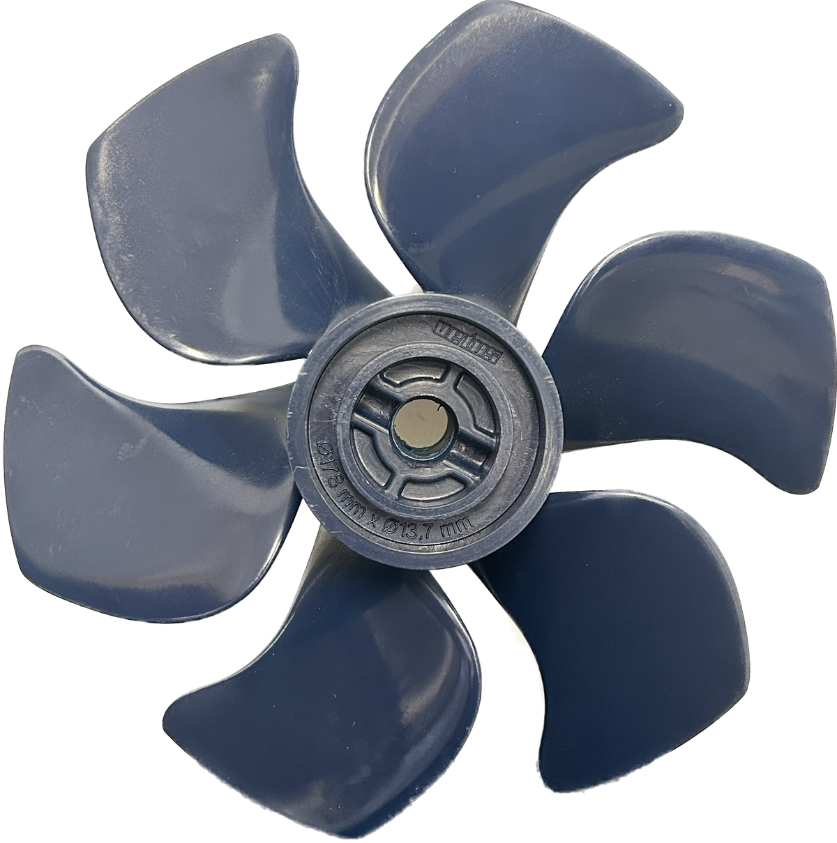 Propeller 6-bladig, Ø 185 mm., blå, för 65/76/90/110/130 kgf BOW PRO bogpropeller