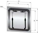 Utrymnings- och ventilationsluckor typ FGH och FGHF