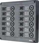 Strömbrytarpanel typ P6 och P12