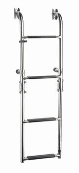 Badstege, ledad, för akterspegelsmontering.