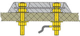 Aluminium och zinkanoder (bultmontering)
