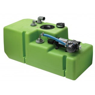 Dricksvattentanksystem "Premium" 88 liter inkl. 12/24 Volts pump samt anslutningar, komplett